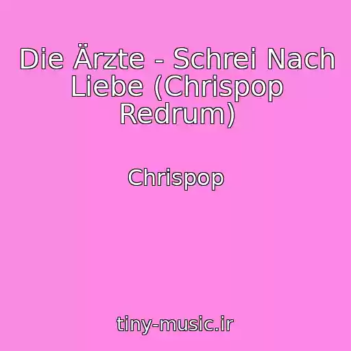 کاور آهنگ Die Ärzte - Schrei Nach Liebe (Chrispop Redrum) از Chrispop