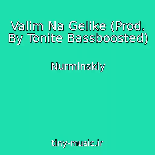 کاور آهنگ Valim Na Gelike (Prod. By Tonite Bassboosted) از Nurminskiy