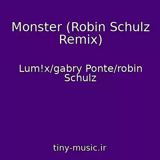 کاور آهنگ Monster (Robin Schulz Remix) از Lum!x/gabry Ponte/robin Schulz