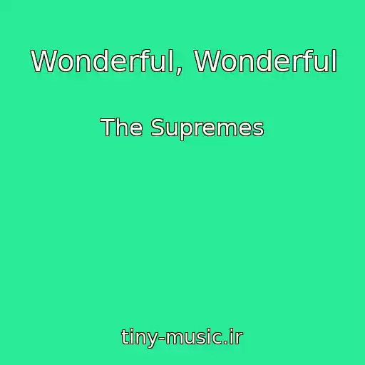 کاور آهنگ Wonderful, Wonderful از The Supremes