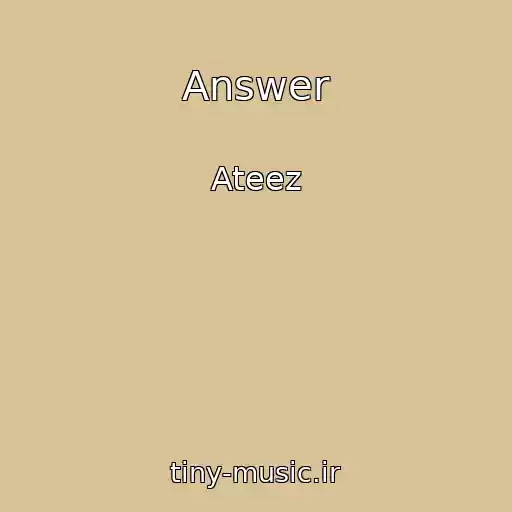 کاور آهنگ Answer از Ateez