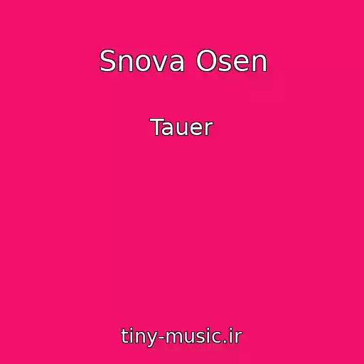 کاور آهنگ Snova Osen از Tauer
