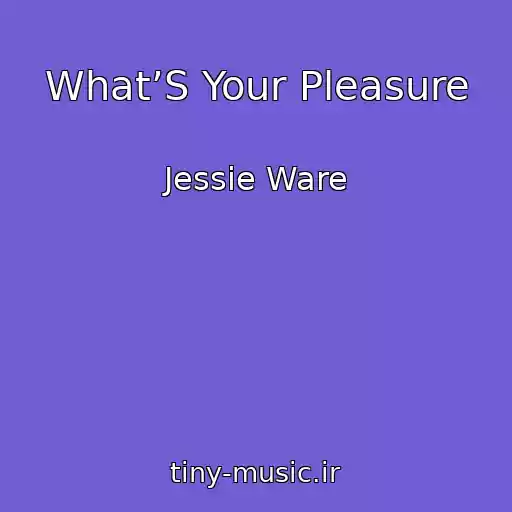 کاور آهنگ What’S Your Pleasure از Jessie Ware