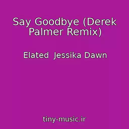 کاور آهنگ Say Goodbye (Derek Palmer Remix) از Elated  Jessika Dawn