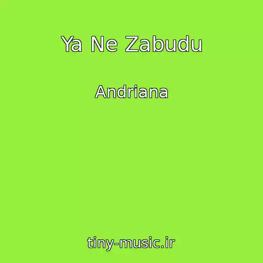 کاور آهنگ Ya Ne Zabudu از Andriana
