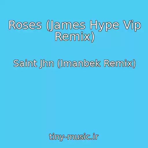 کاور آهنگ Roses (James Hype Vip Remix) از Saint Jhn (Imanbek Remix)