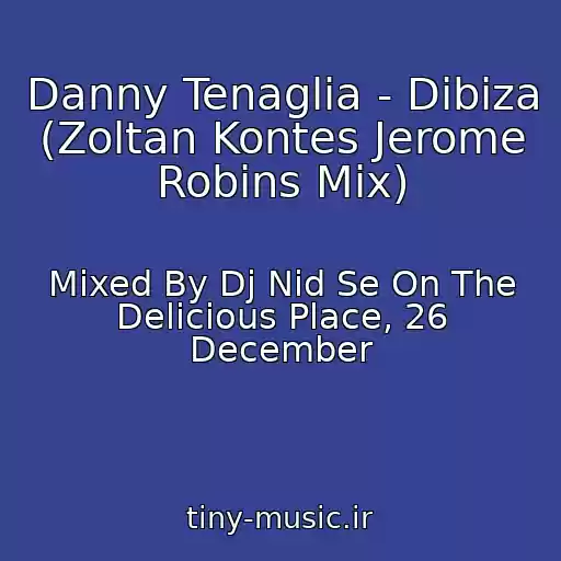 کاور آهنگ Danny Tenaglia - Dibiza (Zoltan Kontes Jerome Robins Mix) از Mixed By Dj Nid Se On The Delicious Place, 26 December