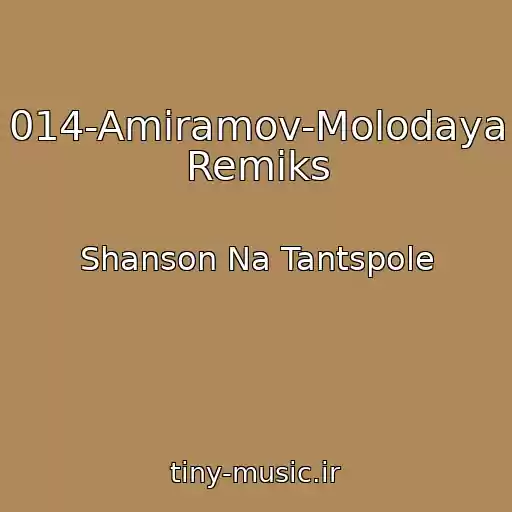 کاور آهنگ 014-Amiramov-Molodaya Remiks از Shanson Na Tantspole