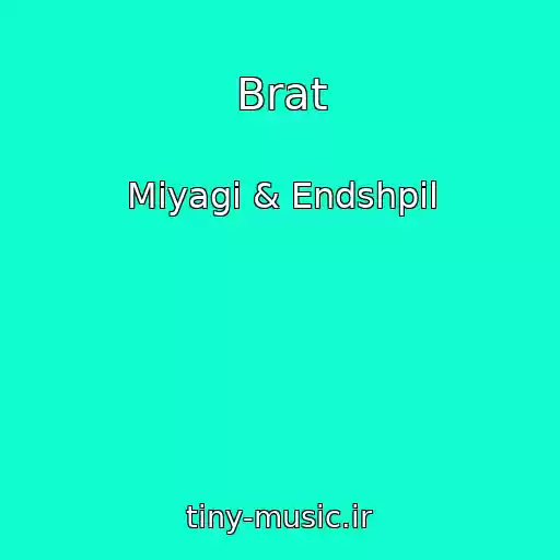 کاور آهنگ Brat از Miyagi & Endshpil