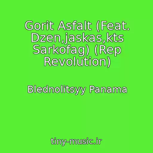 کاور آهنگ Gorit Asfalt (Feat. Dzen,jaskas,kts Sarkofag) (Rep Revolution) از Blednolitsyy Panama