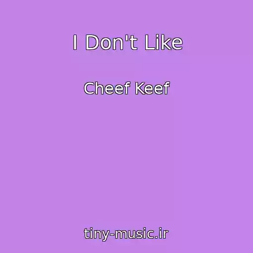 کاور آهنگ I Don't Like از Cheef Keef