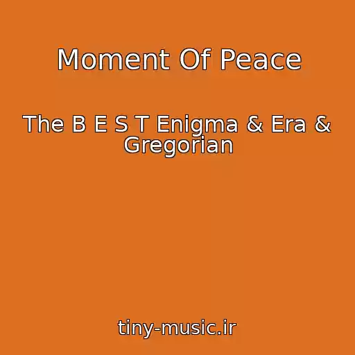 کاور آهنگ Moment Of Peace از The B E S T Enigma & Era & Gregorian