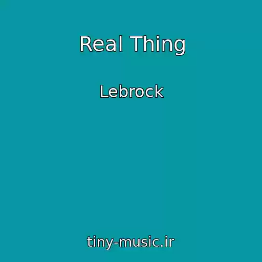 کاور آهنگ Real Thing از Lebrock