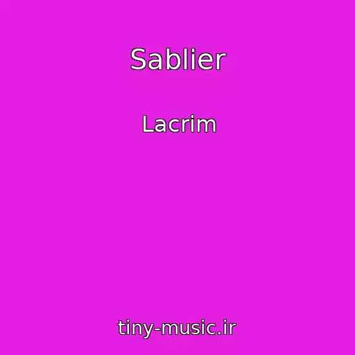 کاور آهنگ Sablier از Lacrim