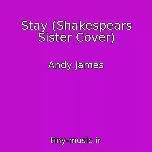 کاور آهنگ Stay (Shakespears Sister Cover) از Andy James