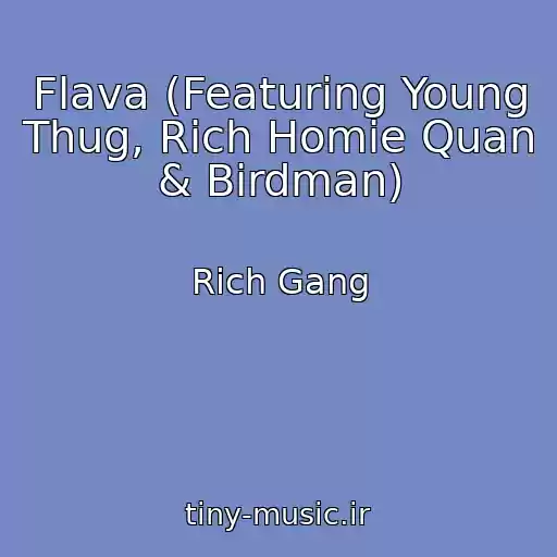 کاور آهنگ Flava (Featuring Young Thug, Rich Homie Quan & Birdman) از Rich Gang