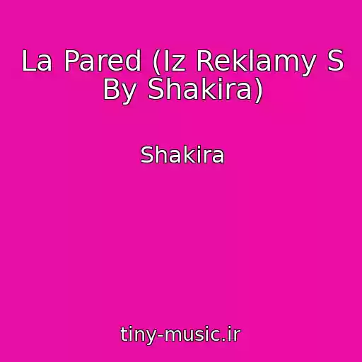 کاور آهنگ La Pared (Iz Reklamy S By Shakira) از Shakira