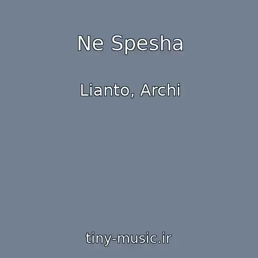 کاور آهنگ Ne Spesha از Lianto, Archi