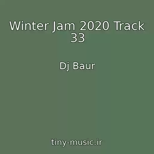 کاور آهنگ Winter Jam 2020 Track 33 از Dj Baur