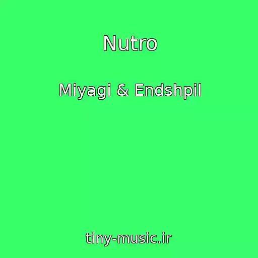 کاور آهنگ Nutro از Miyagi & Endshpil
