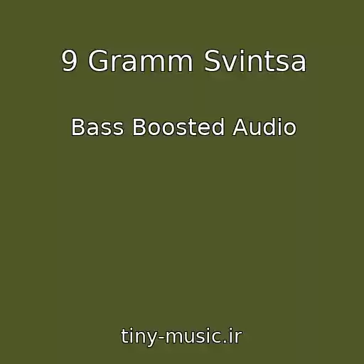 کاور آهنگ 9 Gramm Svintsa از Bass Boosted Audio
