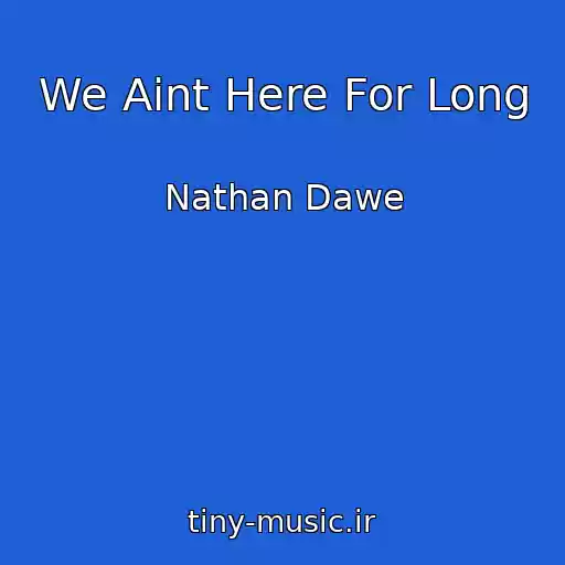 کاور آهنگ We Aint Here For Long از Nathan Dawe