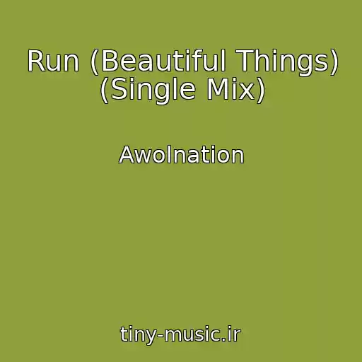 کاور آهنگ Run (Beautiful Things) (Single Mix) از Awolnation