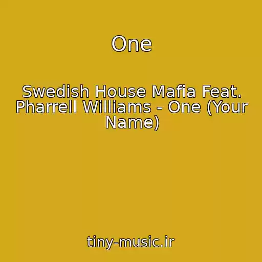 کاور آهنگ One از Swedish House Mafia Feat. Pharrell Williams - One (Your Name)