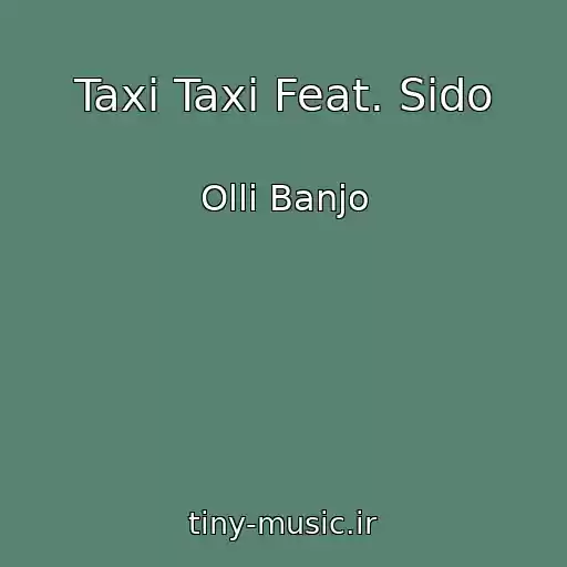کاور آهنگ Taxi Taxi Feat. Sido از Olli Banjo