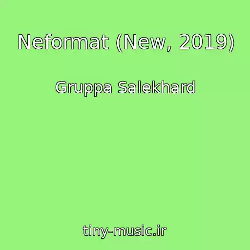کاور آهنگ Neformat (New, 2019) از Gruppa Salekhard