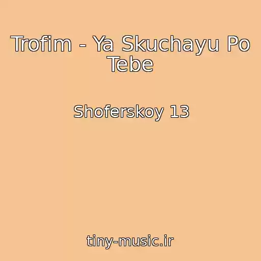 کاور آهنگ Trofim - Ya Skuchayu Po Tebe از Shoferskoy 13