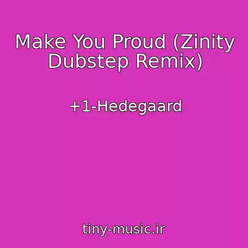 کاور آهنگ Make You Proud (Zinity Dubstep Remix) از +1-Hedegaard