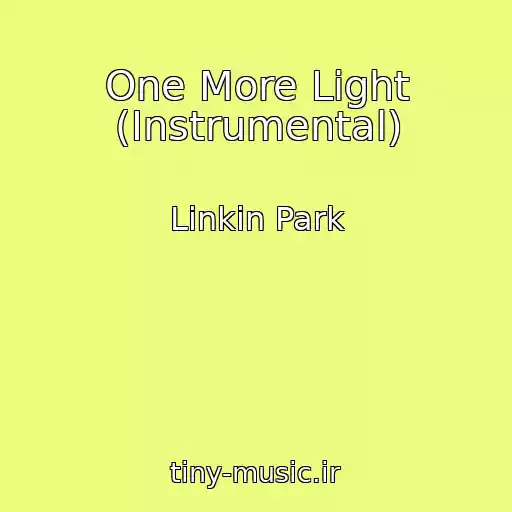 کاور آهنگ One More Light (Instrumental) از Linkin Park