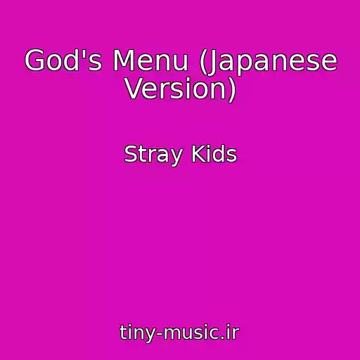 کاور آهنگ God's Menu (Japanese Version) از Stray Kids
