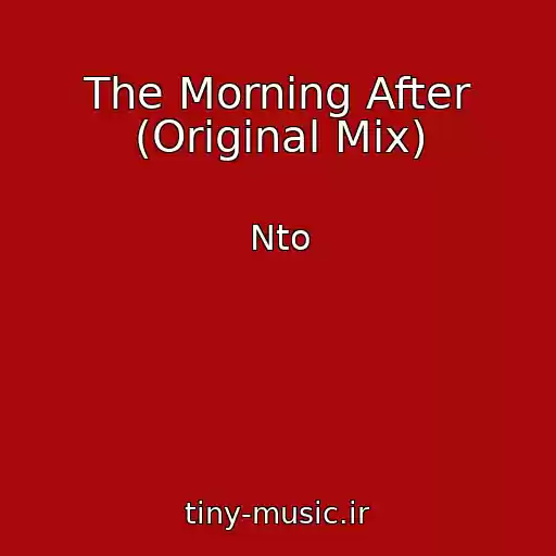 کاور آهنگ The Morning After (Original Mix) از Nto