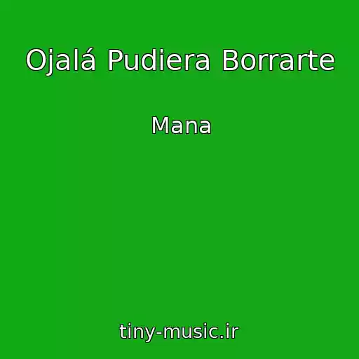 کاور آهنگ Ojalá Pudiera Borrarte از Mana