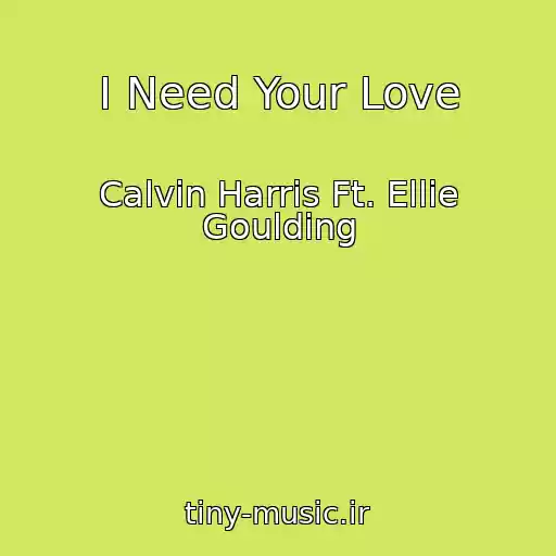 کاور آهنگ I Need Your Love از Calvin Harris Ft. Ellie Goulding