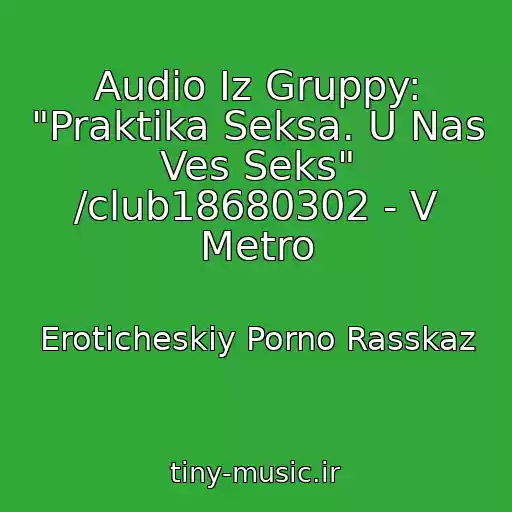 کاور آهنگ Audio Iz Gruppy: "Praktika Seksa. U Nas Ves Seks" /club18680302 - V Metro از Eroticheskiy Porno Rasskaz