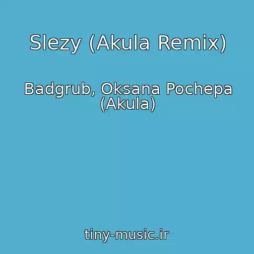کاور آهنگ Slezy (Akula Remix) از Badgrub, Oksana Pochepa (Akula)