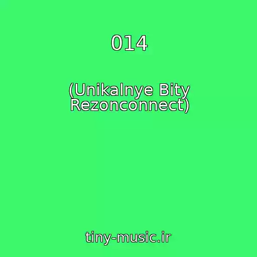 کاور آهنگ 014 از (Unikalnye Bity Rezonconnect)