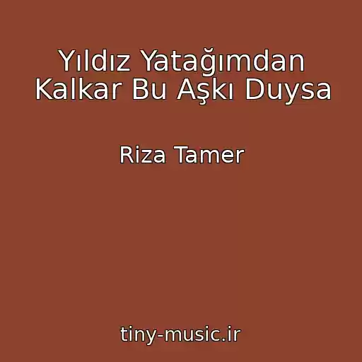 کاور آهنگ Yıldız Yatağımdan Kalkar Bu Aşkı Duysa از Riza Tamer