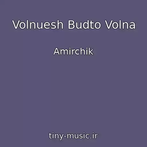 کاور آهنگ Volnuesh Budto Volna از Amirchik