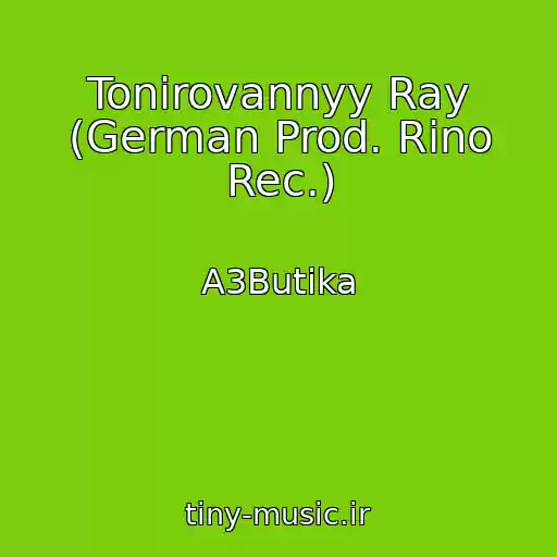 کاور آهنگ Tonirovannyy Ray (German Prod. Rino Rec.) از A3Butika