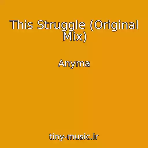 کاور آهنگ This Struggle (Original Mix) از Anyma