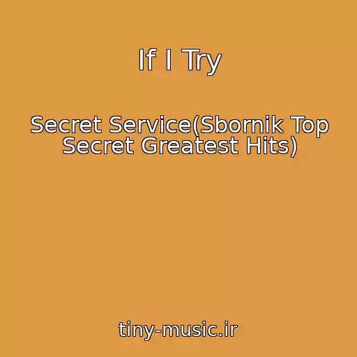 کاور آهنگ If I Try از Secret Service(Sbornik Top Secret Greatest Hits)