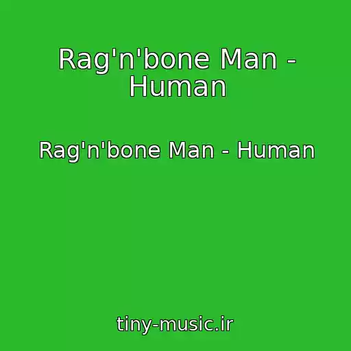 کاور آهنگ Rag'n'bone Man - Human از Rag'n'bone Man - Human