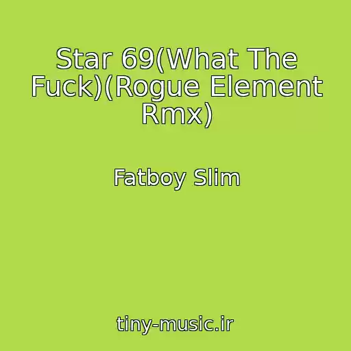 کاور آهنگ Star 69(What The Fuck)(Rogue Element Rmx) از Fatboy Slim