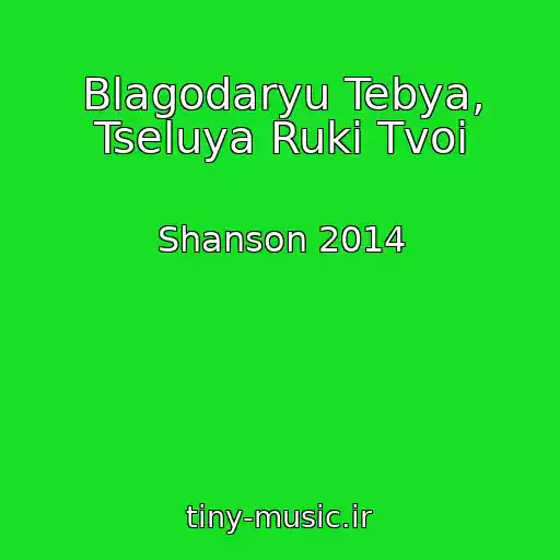 کاور آهنگ Blagodaryu Tebya, Tseluya Ruki Tvoi از Shanson 2014