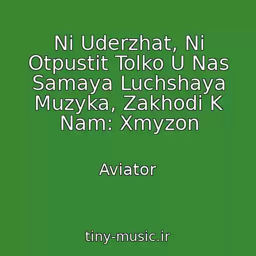 کاور آهنگ Ni Uderzhat, Ni Otpustit Tolko U Nas Samaya Luchshaya Muzyka, Zakhodi K Nam: Xmyzon از Aviator