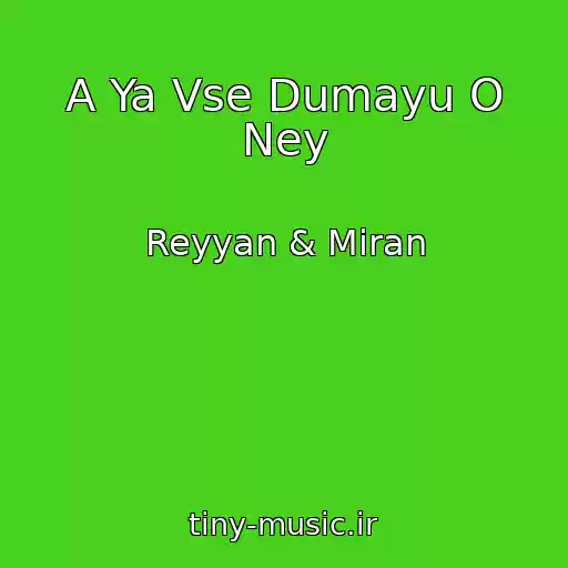 کاور آهنگ A Ya Vse Dumayu O Ney از Reyyan & Miran